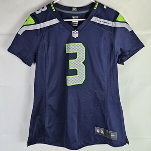 NWOT Nike NFL Seattle Seahawks Jersey Top Womens L Gorpcore Football Streetwear
